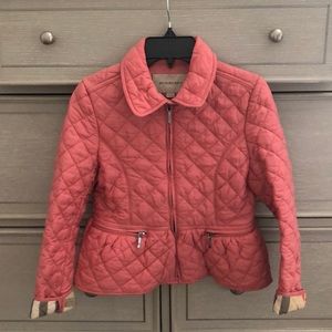 Burberry Quilted Jacket - Girls